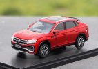 1:43 Scale Red / Blue Diecast 2020 VW Tayron X Model