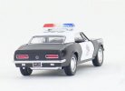 1:36 Scale Kids Black Police Diecast 1967 Chevrolet Camaro Toy