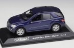 Blue 1:43 Scale Welly Diecast Mercedes Benz ML350 Model