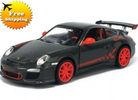 White / Green / Black Kids 1:32 Diecast Porsche 911 GT3 Toy