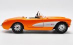 Orange 1:18 Scale Maisto Diecast 1957 Chevrolet Corvette Model