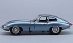 Blue 1:18 Scale Bburago Diecast Jaguar E-type Coupe Model