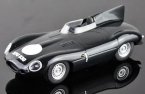 Black 1:43 Scale SOLIDO Diecast Jaguar D-Type Model
