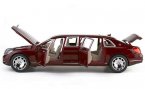 1:24 Black / Wine Red Diecast Mercedes-Benz Maybach S600 Toy