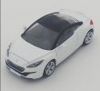 Red / White 1:64 Scale NOREV Diecast 2013 Peugeot RCZ Model