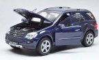 Blue 1:24 Scale Welly Diecast MERCEDES-BENZ ML 350 Model