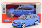 1:36 Scale Kids White / Blue Welly Diecast Volvo XC90 Toy