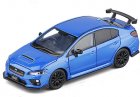 White / Blue / Yellow Kids 1:32 Diecast Subaru Impreza STI Toy