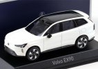 White / Silver 1:43 Scale NOREV Diecast 2025 Volvo EX90 Model