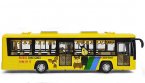 Kids NO.303 Route Yellow 1:48 Scale Diecast City Bus Toy