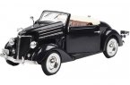 Black 1:24 Scale Welly Diecast 1936 Ford Deluxe Cabriolet Model