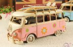 Blue / Green / Red / Pink Handmade Tinplate VW Bus Model