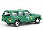 1:64 Scale Green China Post Diecast Beijing Jeep Cherokee Model