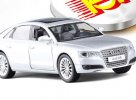 1:32 Kids Black / White / Golden / Silver Diecast Audi A8 Toy