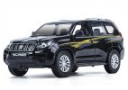 Black / White 1:24 Scale Diecast Toyota Land Cruiser Prado Toy