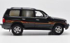 White / Dark Green Diecast Toyota Land Cruiser LC100 SUV Model