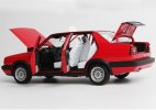 Red 1:18 Scale Diecast VW Jetta GT Taxi Car Model