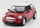 1:36 Scale Yellow /Blue /Green /Wine Red Diecast Mini Cooper S