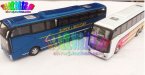 1:32 Scale Kids Pull-back Function Blue / White Coach Bus Toy