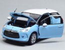 Red / Blue Welly 1:24 Scale Diecast 2010 Citroen DS3 Model