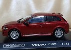Wine Red / Silver 1:43 Scale Welly Diecast Volvo C30 Model