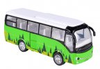 Kids Red / Yellow / White / Green Diecast Coach Bus Toy