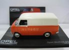 1:43 Scale Orange IXO Diecast Opel Bedford Blitz Van Model