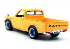 Yellow 1:24 Maisto Diecast 1973 Datsun 620 Pickup Truck Model
