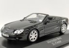 Black 1:43 Scale Diecast Mercedes-Benz SL-Class R230 Model