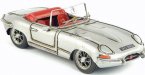 Silver Handmade Medium Scale Vintage 1961 Jaguar E-Type Model