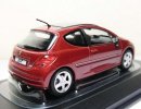 Red 1:43 Scale NOREV Diecast Peugeot 207 Model