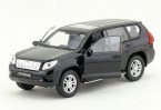 Black 1:36 Scale Welly Diecast Toyota Land Cruiser Prado Toy