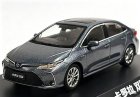 1:43 Scale White / Gray Diecast 2019 Toyota Corolla Hybrid Model