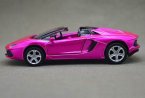 Pink / Golden 1:43 Scale Kids Diecast Lamborghini Aventador Toy