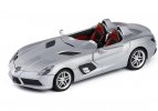 1:24 Scale Silver Diecast Mercedes Benz SLR Stirling Moss Model