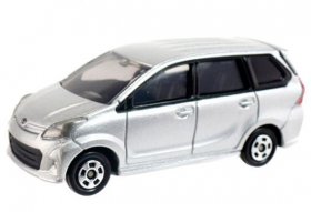 1:60 Scale Silver Kids Diecast Toyota AVANZA VELOZ Toy