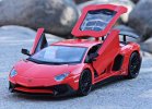 Red 1:24 Bburago Diecast Lamborghini Aventador LP750-4 SV Model