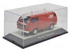 Red 1:43 Scale Fire Fighting Diecast VW T3a FEUERWEHR Model