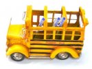 Yellow Medium Scale Handmade U.S. School Bus Model