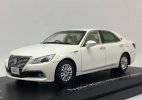 1:43 Scale White Resin Toyota Crown Hybrid Royal Series Model