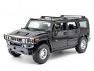 White / Black / Yellow 1:18 Maisto Diecast Hummer H2 SUV Model