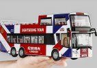 1:42 Scale Red London Sightseeing Diecast Double Decker Bus Toy