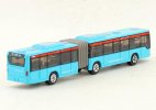 Kids Yellow / Blue Diecast Articulated Bus Toy