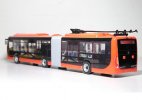 Orange 1:43 Scale Yangtse WG6180BEVHR Articulated Bus Model