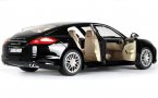 1:18 Scale Black / Silver / Red Diecast Porsche Panamera Model