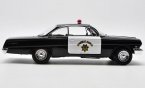 1:18 Scale Black Police Diecast 1962 Chevrolet Bel Air Model