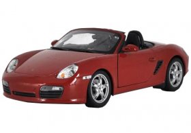 White / Red / Black 1:18 Welly Diecast Porsche Boxster S Model