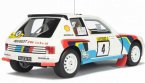 White 1:18 Scale OTTO Diecast Peugeot 205 Model