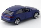 1:36 Scale Kids Blue / Green Diecast Porsche Macan S SUV Toy