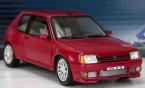 Red / Black / Blue / Yellow 1:18 Diecast 1990 Peugeot 205 Model